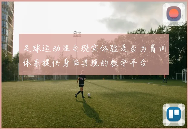 足球运动混合现实体验是否为青训体系提供身临其境的教学平台